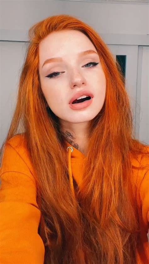 They say the color red instantly attracts, so that could explain why red hair videos always seems to trend on TikTok We rounded up some the top 10 viral redhead beauty videos that you need to start your new year. . Redhead tiktok